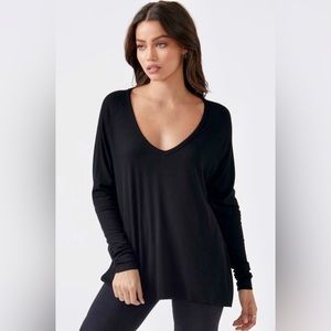 Joah Brown deep v neck long sleeves